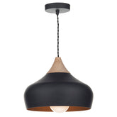 Gaucho 1 Lt Pendant Black GAU0122 Dar Lighting